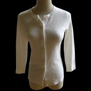 New York & Company Crew Neck Cardigan Sweater XS